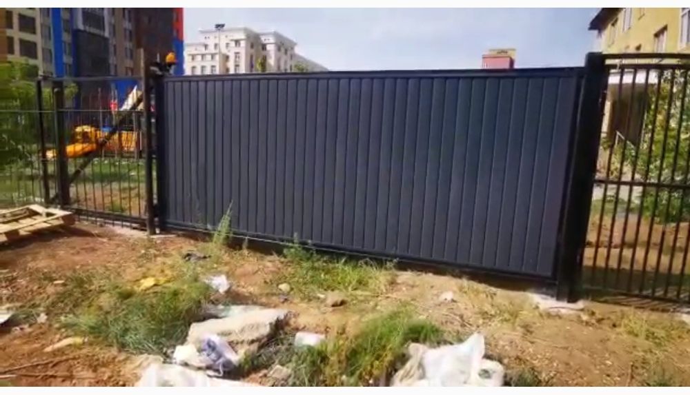 Откатные ворота, секционные ворота