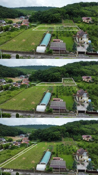 DE VÂNZARE – Doua parcele de teren intravilan în Corunca-Valea Iubirii