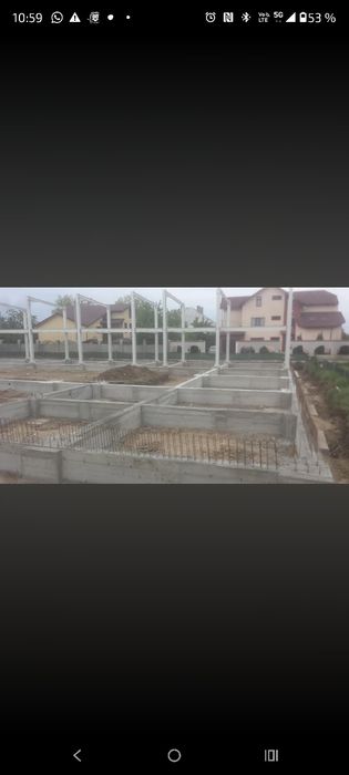 case la roșu, fundații hale,terasamente
