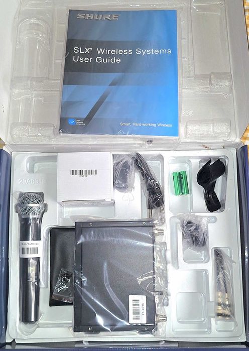 Microfon wireless Shure SM 58 SLX 2 cu reciver SLX 4 NOU SIGILAT