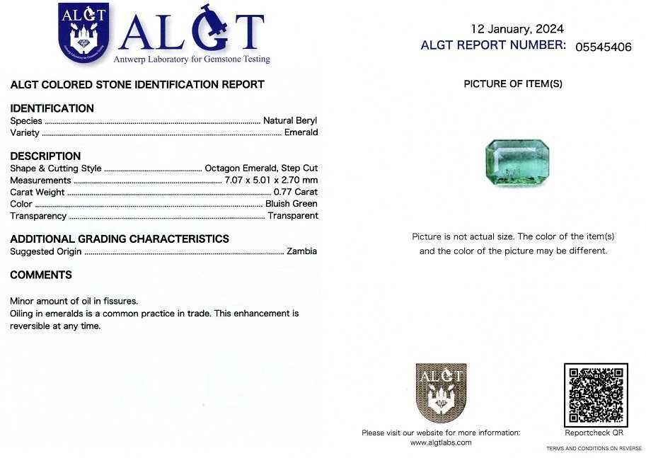 Smaralde 0,62-0,80 ct., Zambia-cod 9990,9992,9996,9998,9999,10000
