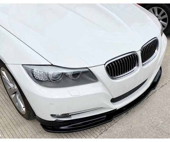 Lip Prelungire Bara Fata Cu Splitere BMW E90 Facelift cu Bara Normala