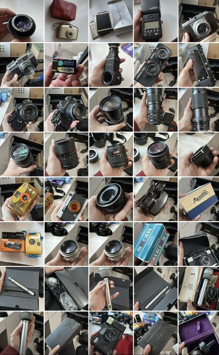 Aparat foto Minolta + optica din anii ‘80