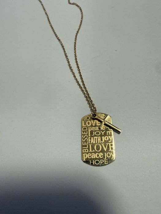 Lant cu pandant tablita si cruciulita (vl) star amanet