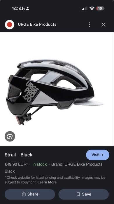 Casca ciclism Urge Strail-Black -Marime:S/M (55/59cm)