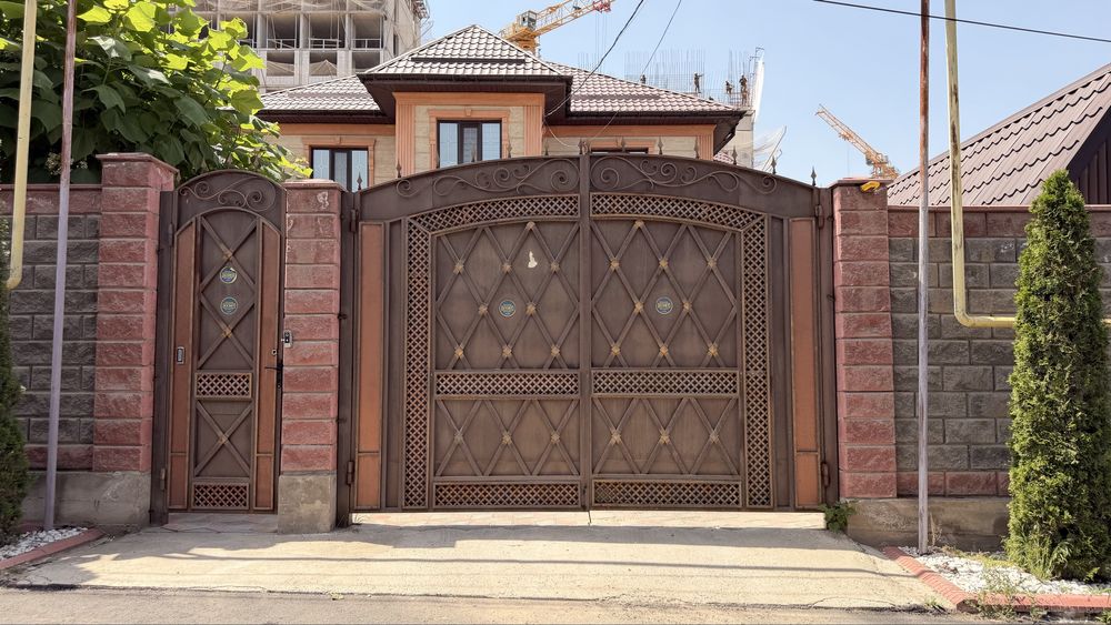 Продам ворота с рабочей автоматикой