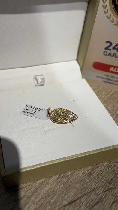 (AG42) Pandantiv aur 14k *2 ani garantie* b12294.2