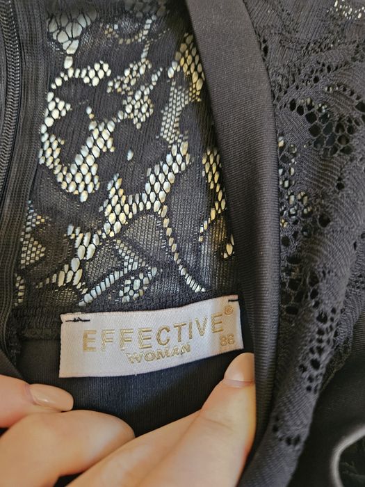 Дамска черна елегантна рокля