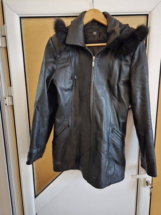 Яке от телешка кожа