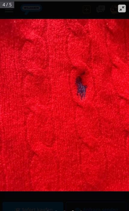 Pulovar lana si casmir Ralph Lauren