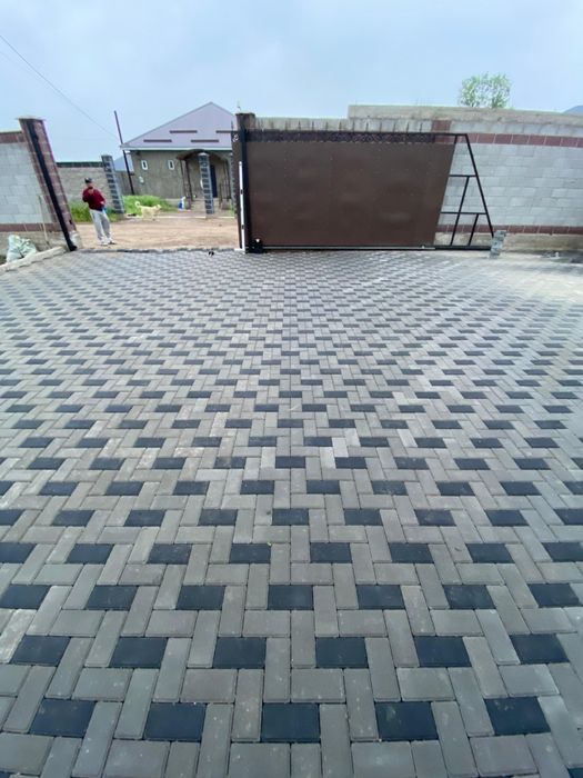 Укладка брусчатки