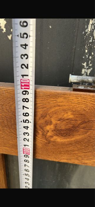 Дверь стеклянная метало пластик