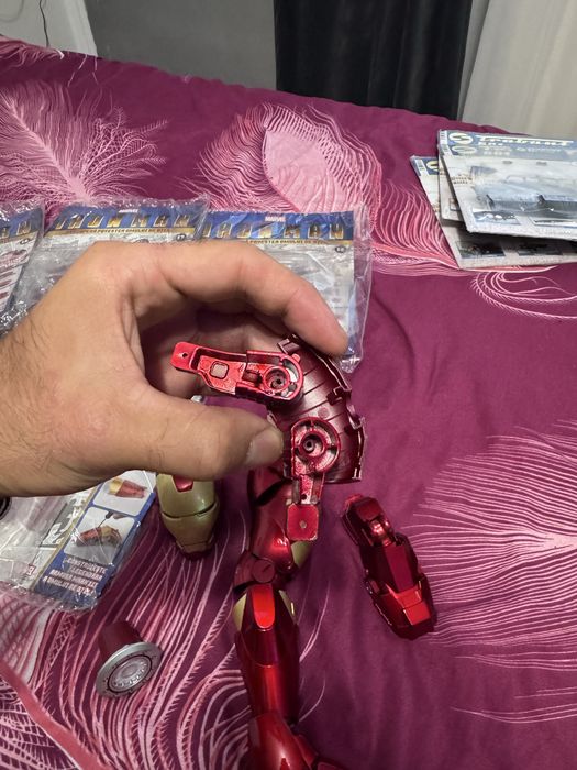 Figurina Iron Man metalic Deagostini