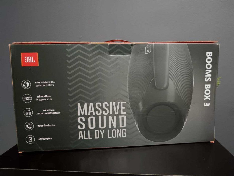 JBL Boombox 3 – Sigilat, Sunet Puternic