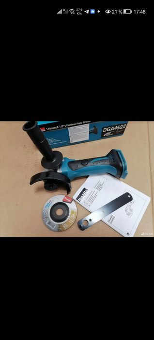 Акумляторный болгарка макита dga 452z