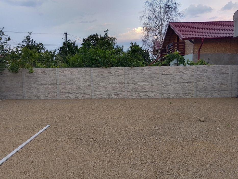 Pavele borduri și garduri de beton