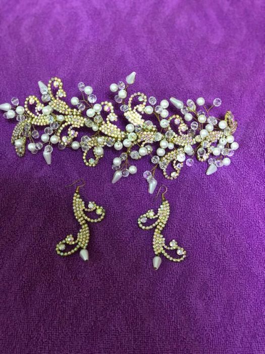 Свадебная корона в комплекте