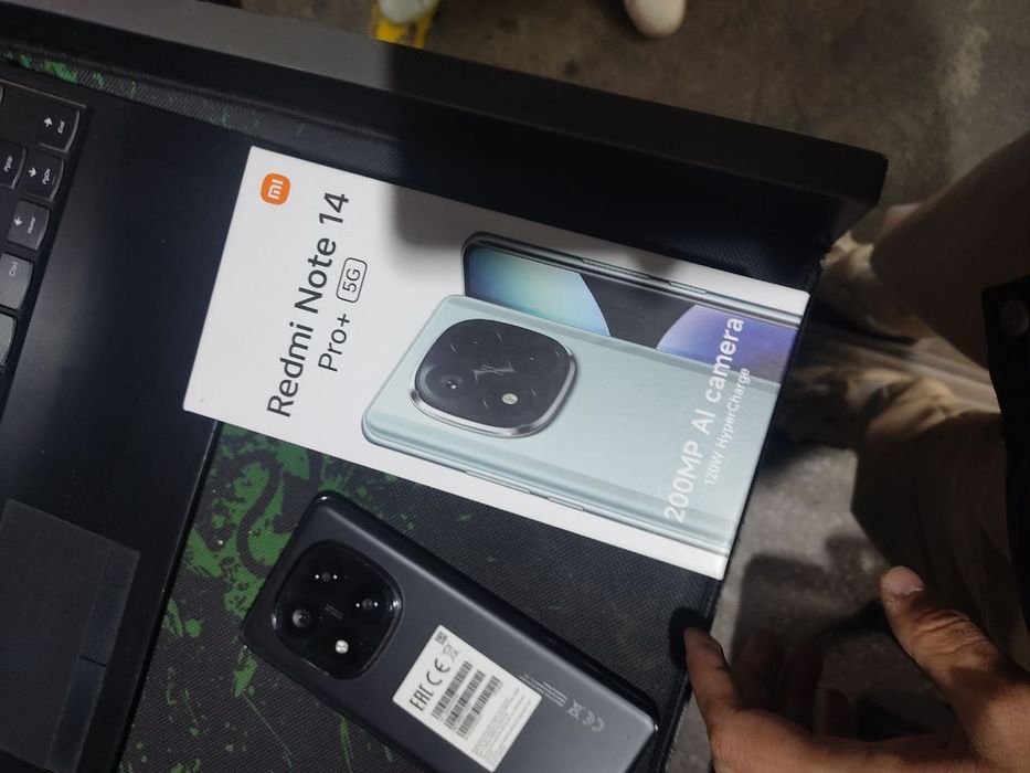 Redmi note 14pro + 5G 12/256gb [2025]iwlawi zur aybi yuq tozza telefon