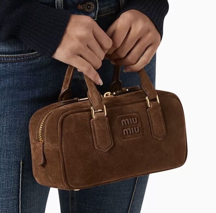 Замшевая Сумка Miu Miu