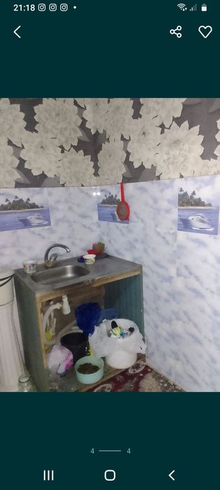 Янги куйлик якинида хозяйкали шароитли ховли 1 ёки 2  та аёл  кишига