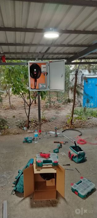 Установка зарядное устройство для Электромобилей.
7квт зарядка установ