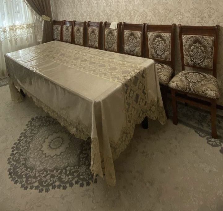Stol stul 8kishilik stol xontaxtayam boladi