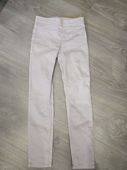 Blugi H&M roz si blugi raiati masura7- 8 ani