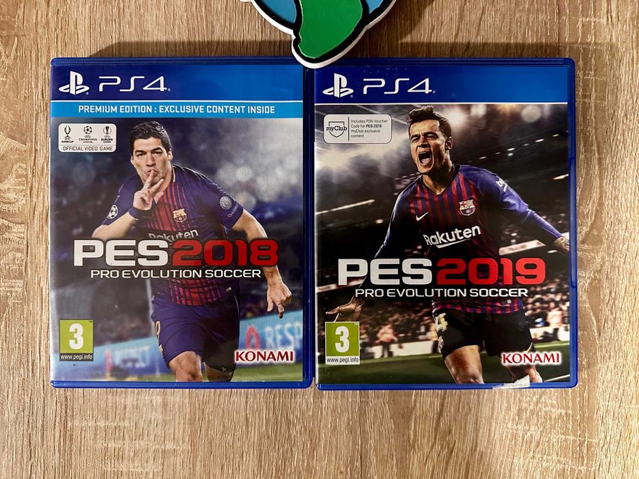 PES Pro Evolution Soccer 2018 + 2019 PlayStation 4 PS4 PlayStation 5