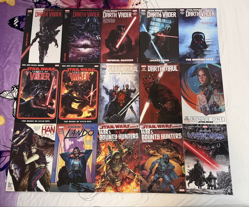 15 comic books Star Wars