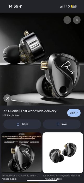 Продам IEM наушники Kz duonic