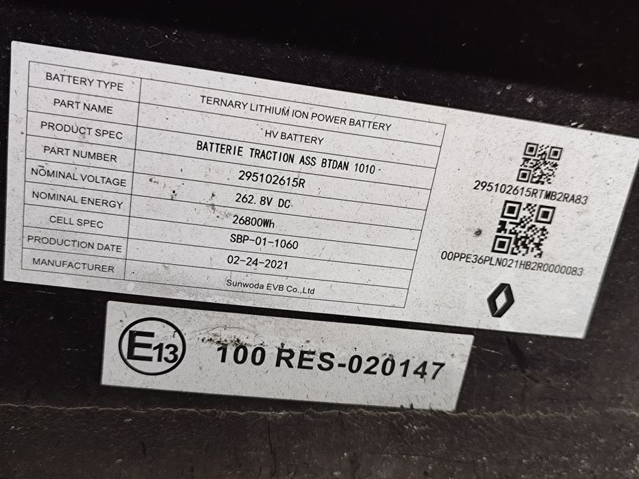 Baterie Dacia Spring