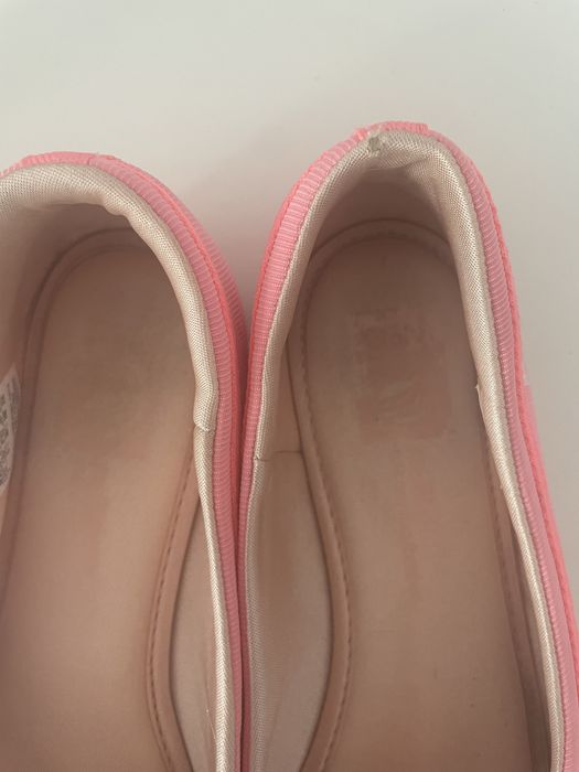 Adidas pink ballet flats
