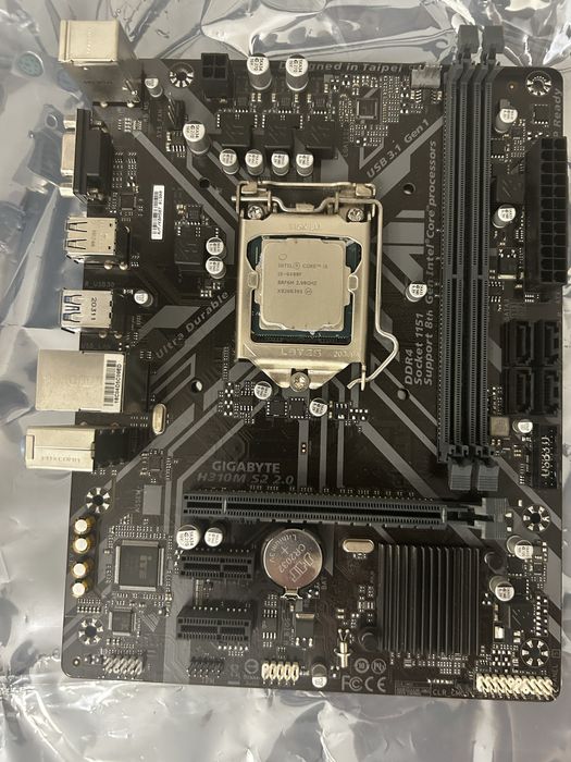 Комплект intel core i5 9400 GIGABYTE H310M s2 2.0