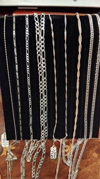 Сребърни синджири, проба 925.