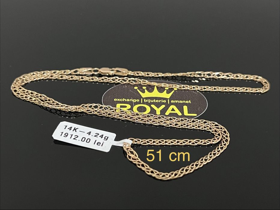 Bijuteria Royal CB : Lant aur 14K 585  4,24 grame