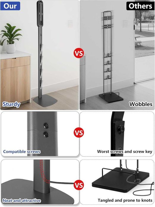 Стойка за прахосмукачка Dyson JUPELI Vacuum Stand V15, V12, V11, V10, V8, V7, V6