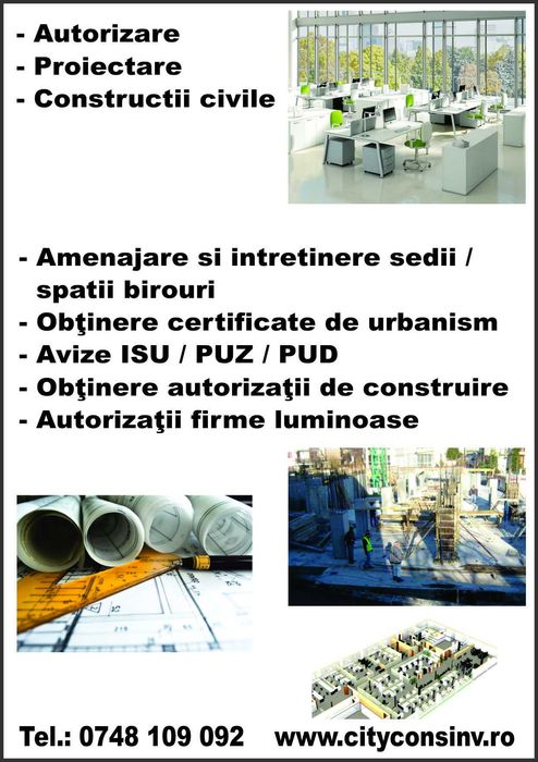 Avize constructii - reclame - firme - urbanism