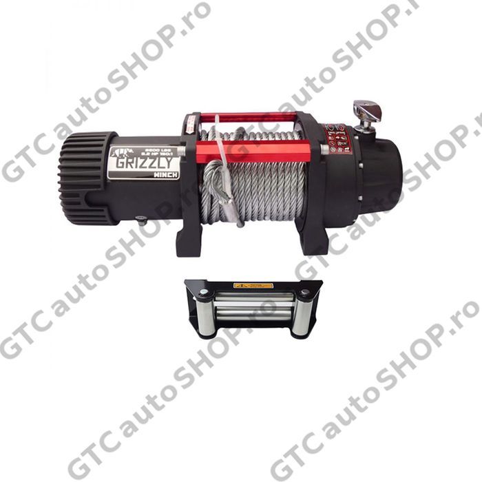 troliu grizzly winch 8500 cablu otel