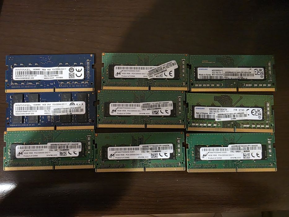 Memorii laptop 16Gb DDR4 Ramaxel Samsung Micron 3200