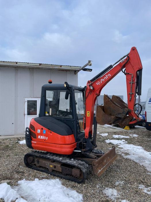 Miniexcavator kubota kx 61 -3,2017 ,2.7 t