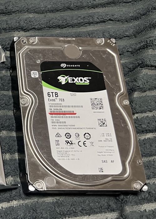 HDD 6TB seagate exos