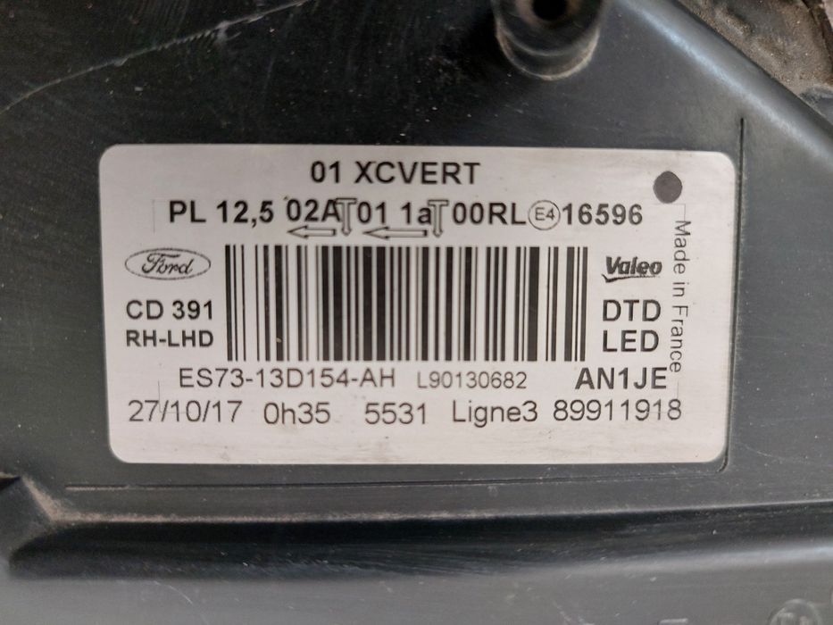 Far dreapta ford mondeo 5 mk5 full led ford dynamic led original