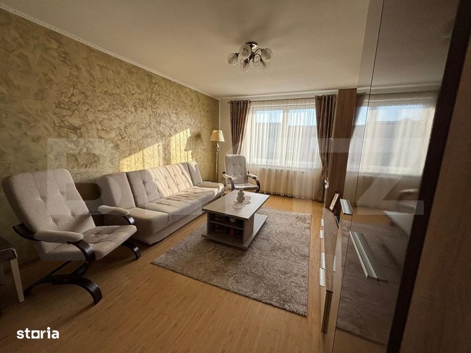 Apartament cu 3 camere, complet mobilat si utilat, 70 mp, zona Tudor