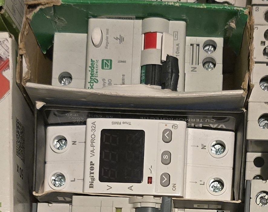 Sigurante, Contactoare Usol, Diferențiale RCBO