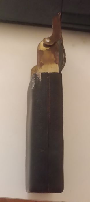 Автентична табакера за дълги цигари от естествена кожа от Соца