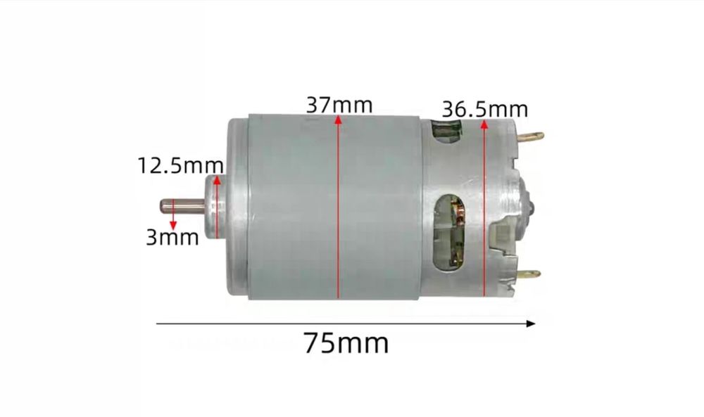 Мотори за 10,8v 12v 14,4v, 18v  и 21V акумолаторни винтоверти