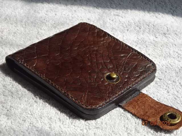 мъжки портфейл от естествена кожа ръчна изработка