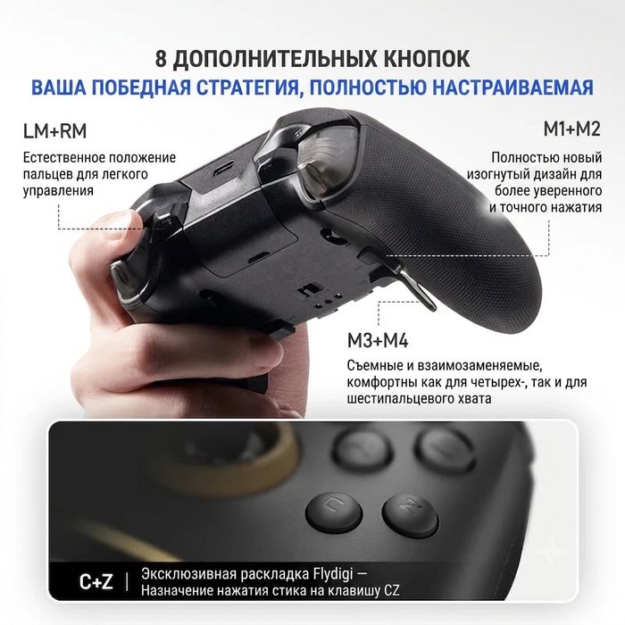 FLYDIGI Vader 5 Pro Геймпад для ПК, Switch, iOS