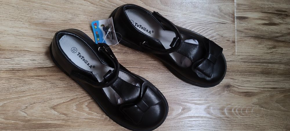 Новые мягкие школьные туфли в стиле Мэри Джейн, р.33