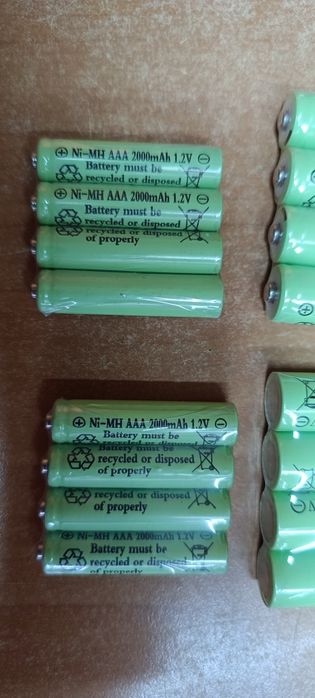 Батарейка Аккумулятор АА, ААА формата 2000мА/ч